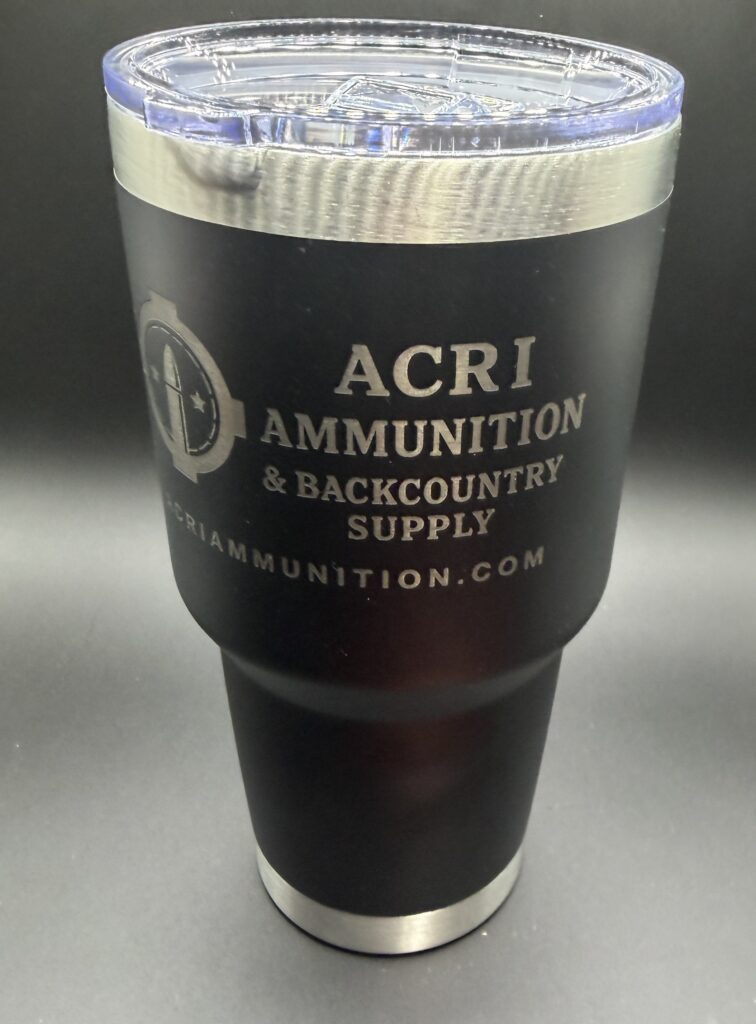30oz Tumbler - Acri Ammunition - Black